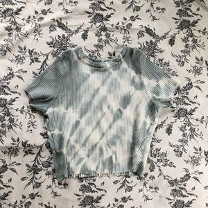 Ribbed tie dye Tee